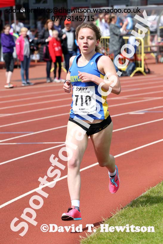 Womens under-20s, North East Track and Field Champs., Gateshead. Photo: David T. Hewitson/Sports for All Pics
